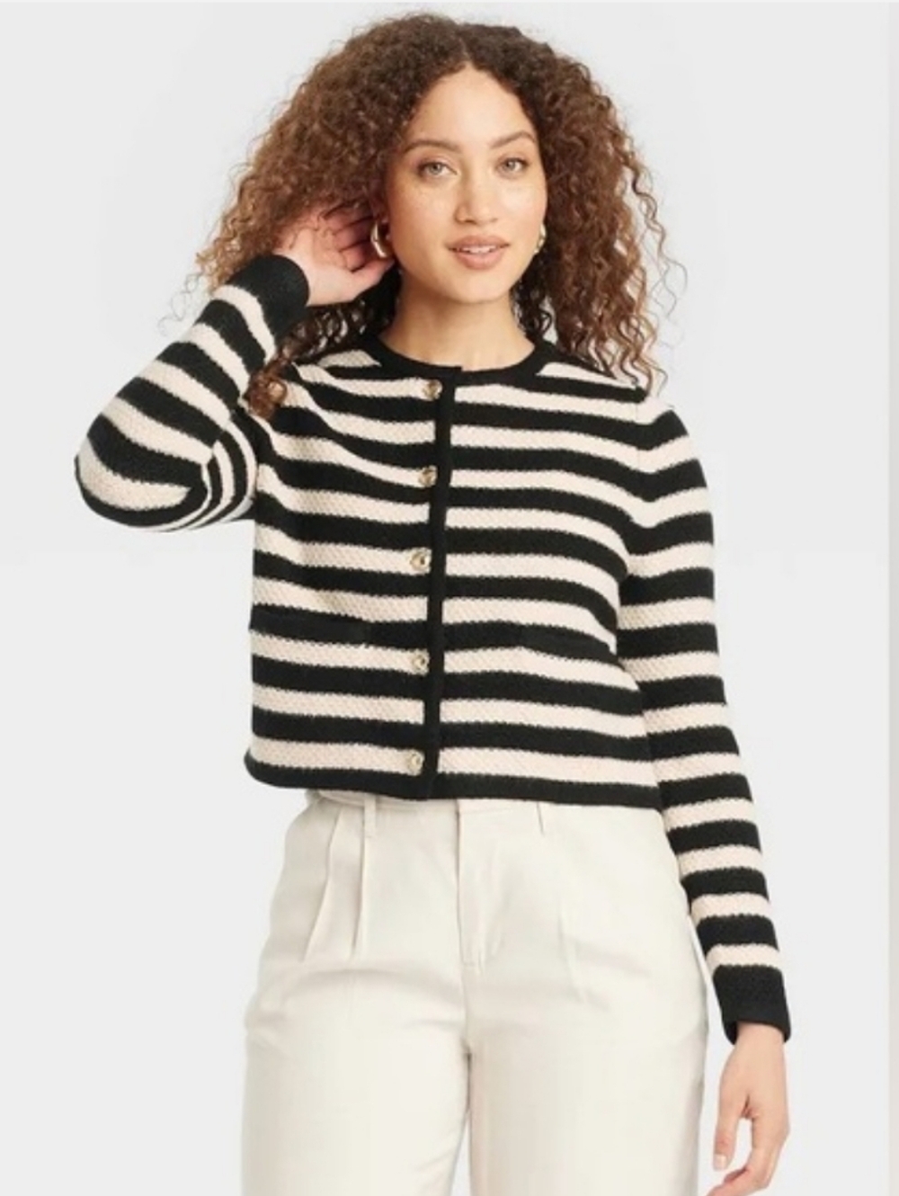Striped Cardigan